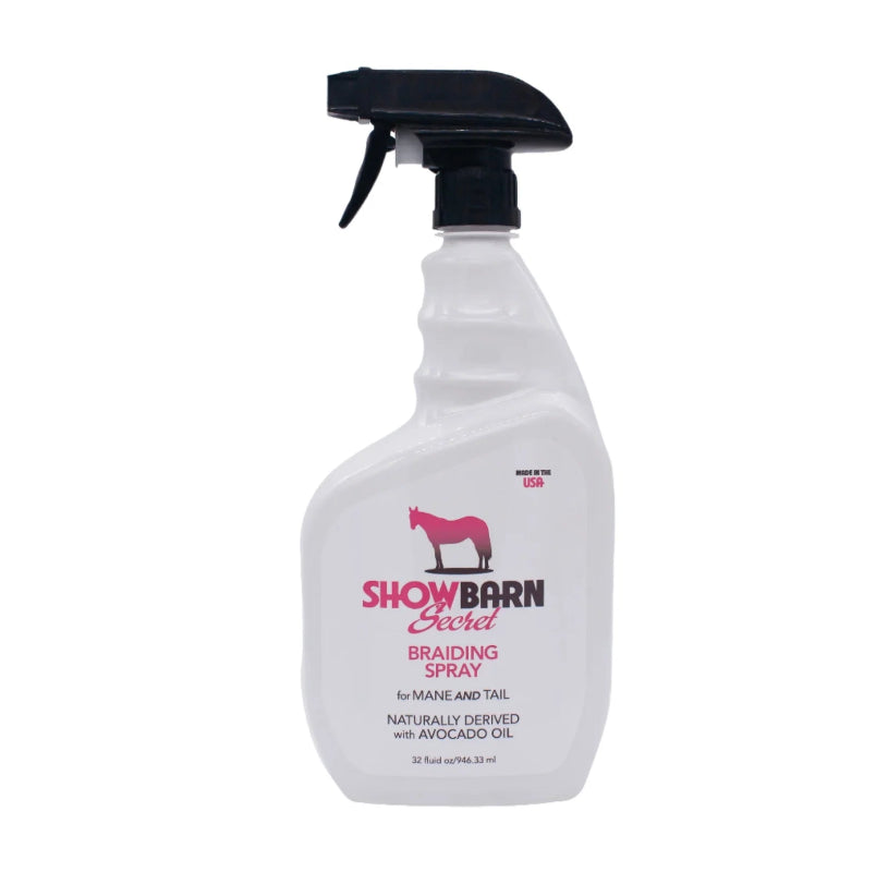 SHOWBARN SECRET BRAIDING SPRAY 32 OZ