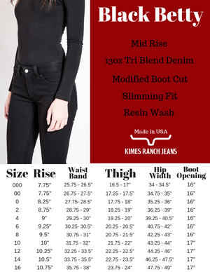 BETTY BLACK JEANS