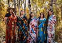 Blackfoot People Mountain Blanket