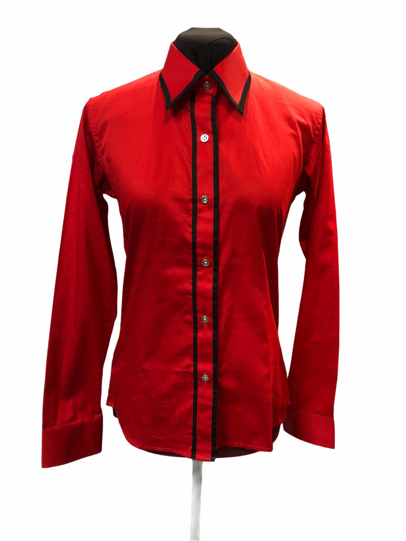 Ladies Button Down with Contrasting details