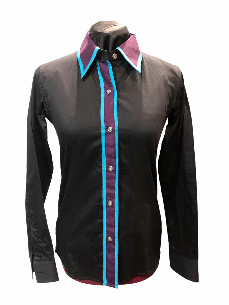 Ladies Button Down with Contrasting details