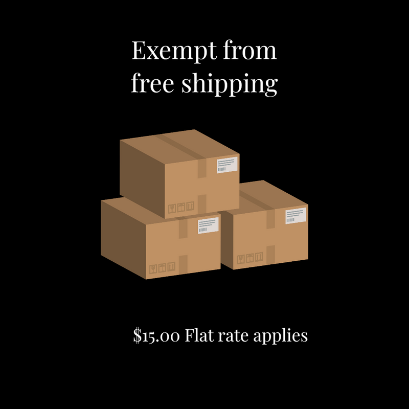 Exempt Shipping Flat Rate Charge