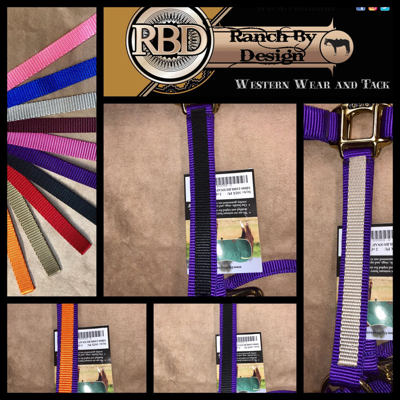CUSTOM Big D Nylon Halters