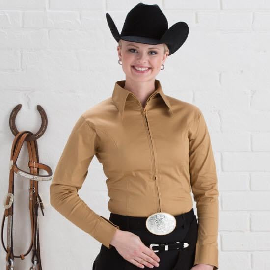 Women's Zip Up Show Shirt