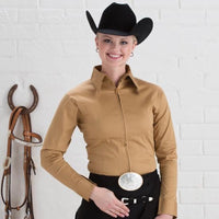 Women’s Zip Up Show Shirt - Extended Sizing