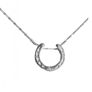 Sterling Silver Pendant with Single Horse Shoe