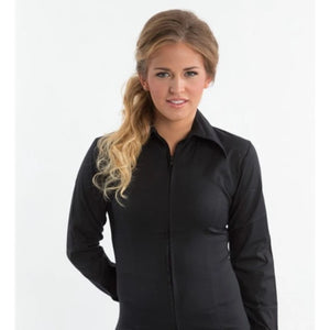 Black Zip Up show Shirt