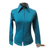 Women’s Zip Up Show Shirt - Extended Sizing