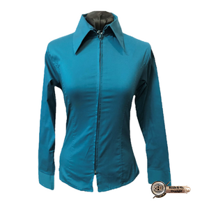 Women’s Zip Up Show Shirt - Extended Sizing