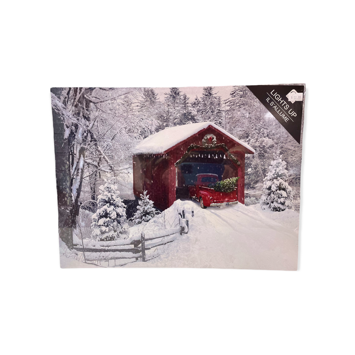 Red Truck - LED Canvas