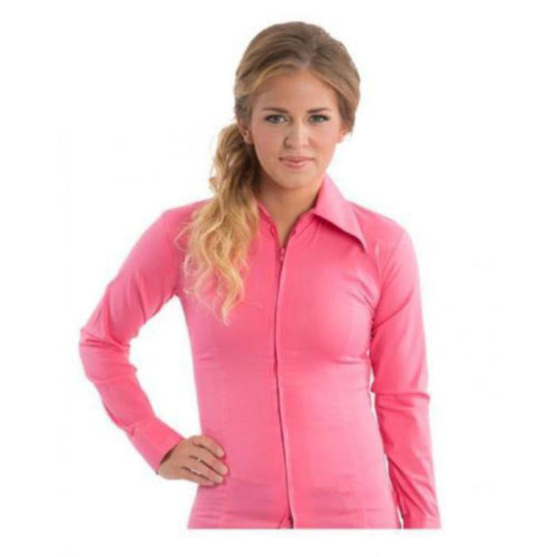 Women’s Zip Up Show Shirt - Extended Sizing