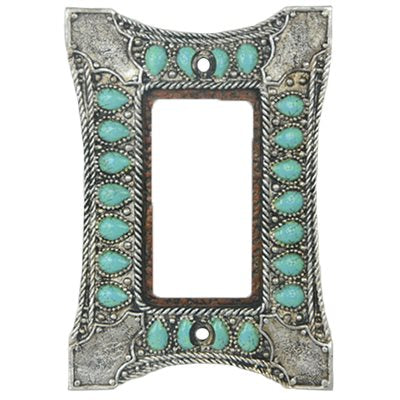 TURQUOISE Decor SWITCH WALL PLATE