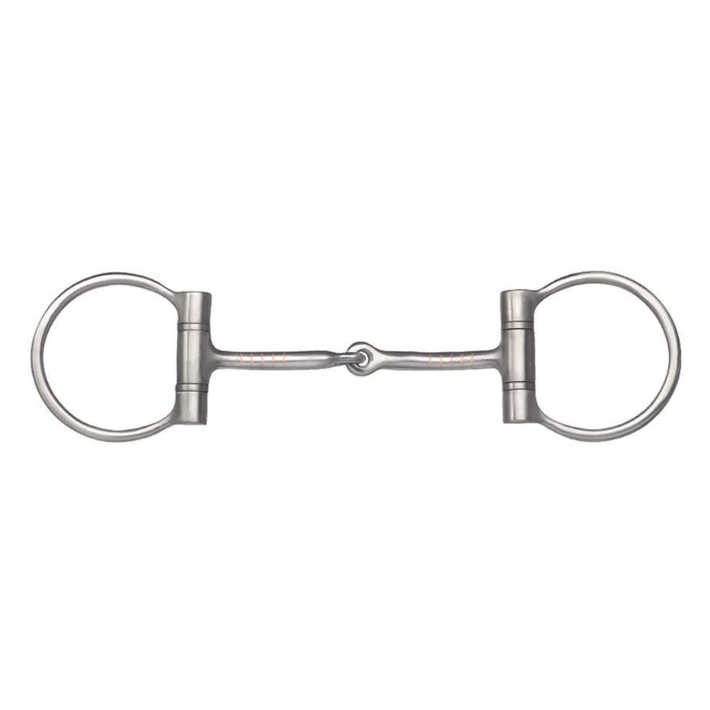 FRANCOIS GAUTHIER CLINICIAN D-RING PINCHLESS SNAFFLE, 5-1/2 INCH