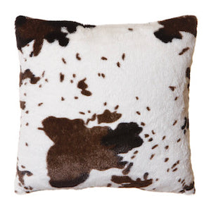 Cowhide Faux Fur Pillow