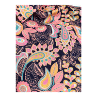 Pink and Blue Paisley - Microfibre