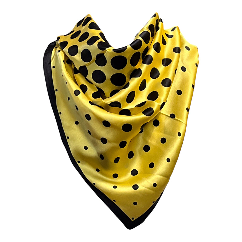 MULBERRY SILK WILD RAG - YELLOW