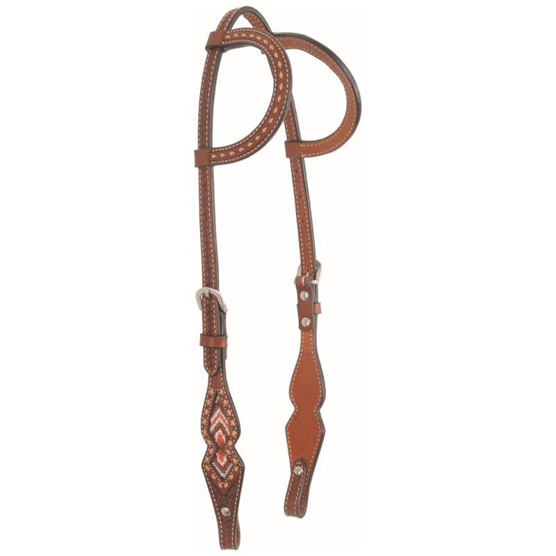COUNTRY LEGEND BEADED DOUBLE EAR HEADSTALL