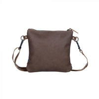 AZURE  LEATHER SHOULDER BAG