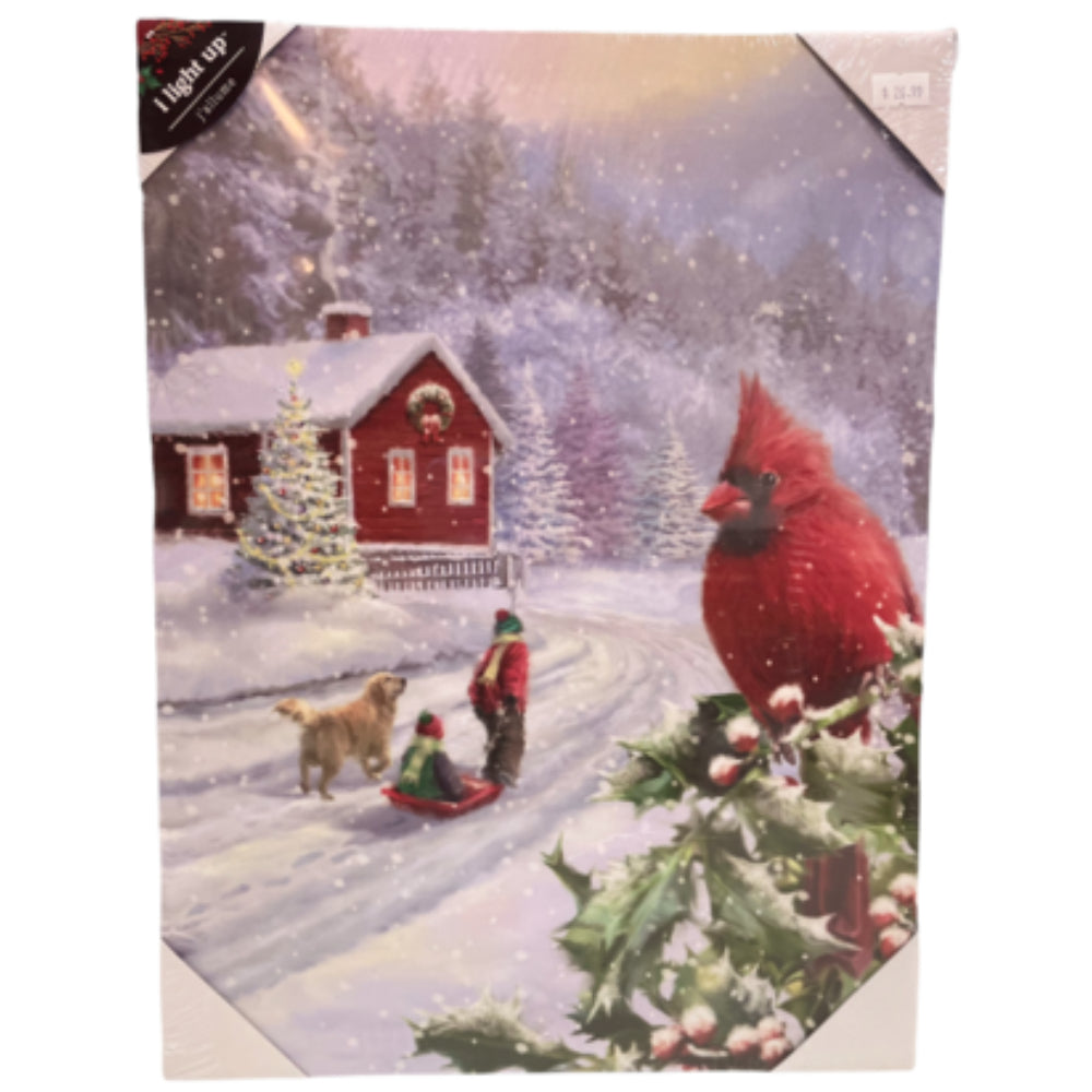 Holiday scene - LED Canvas